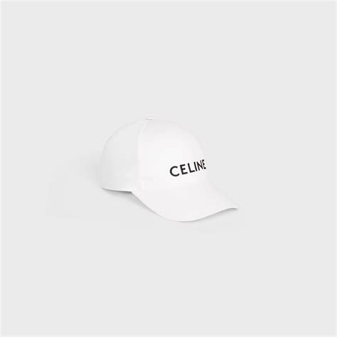 celine hat white|celine men's hat.